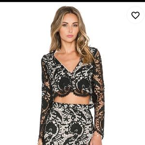 Charli blouse in black by stone cold fox